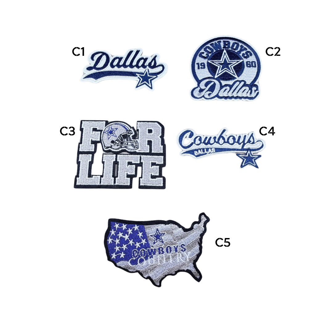 Cowboys NFL  Football Small Patches