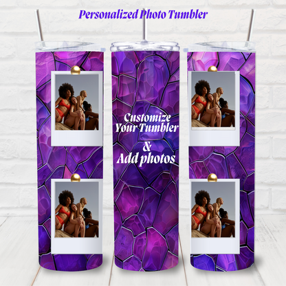 Custom 20oz Photo Sublimation Tumbler | Provided Image, Created Design, or Deluxe Add-Ons