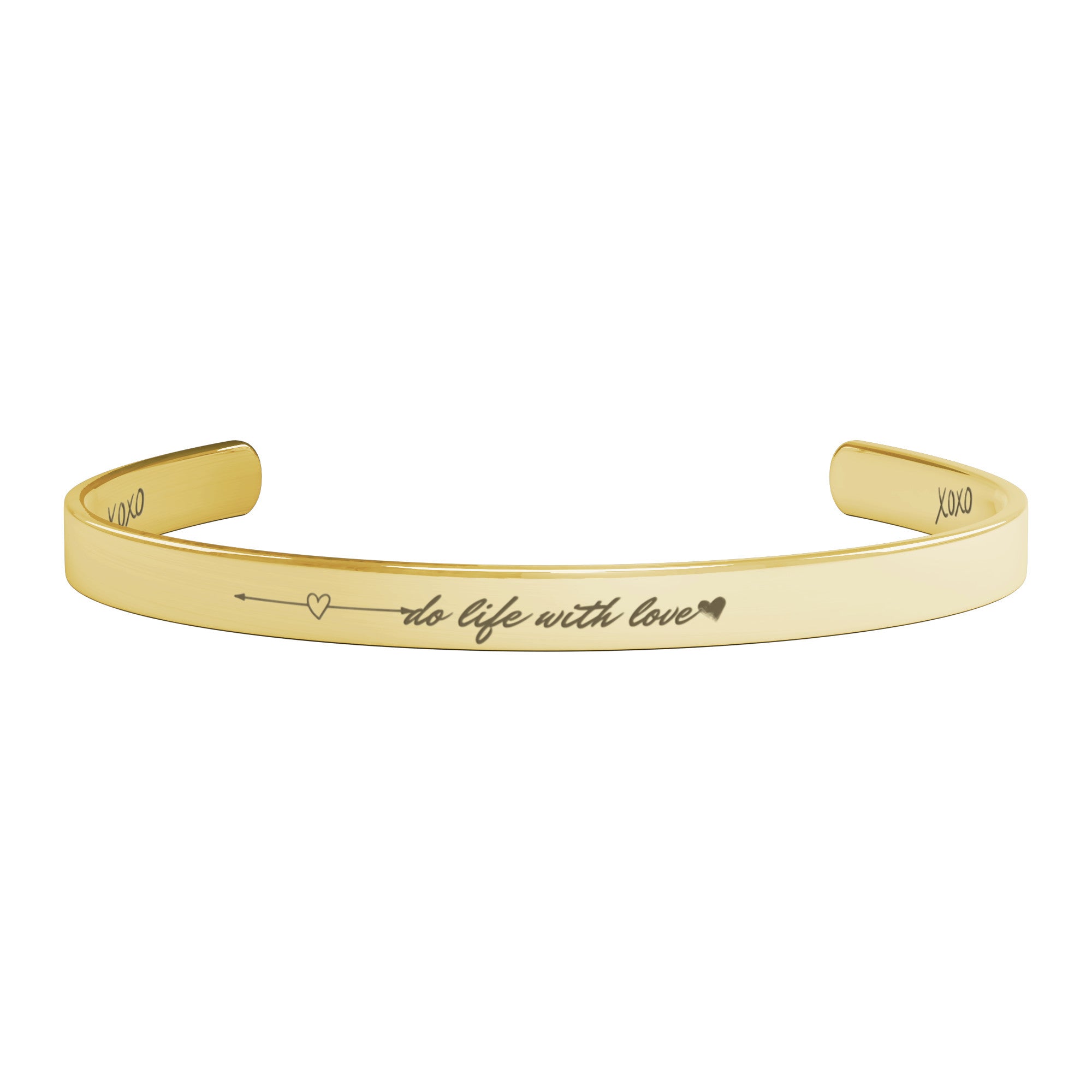 Do Life With Love Cuff Bracelet