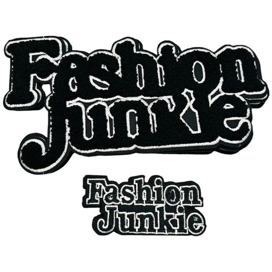 Fashion Junkie - Black Chenille Patches