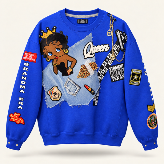 Custom Junk Hoodie & Sweatshirt - Personalized Patchwork Apparel For Men & Women