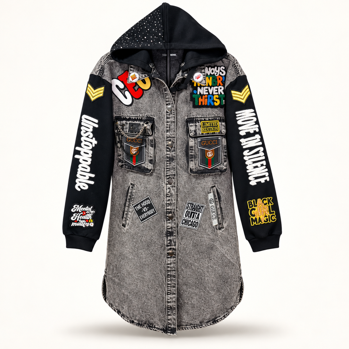 Custom Adult Statement Jackets | DTF & Patchwork Collection