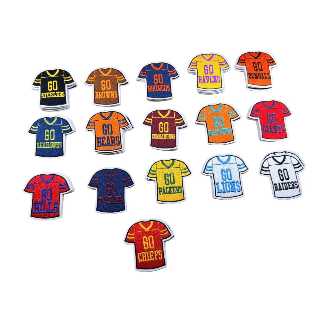 NFL Football Team Jersey Filler XSmall Patches