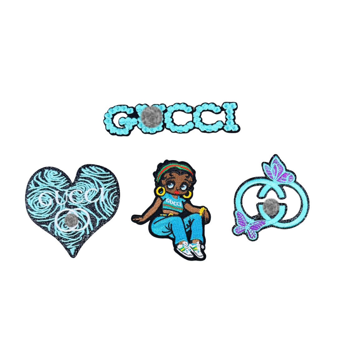 G Designer Inspired Teal Small Patch Collection