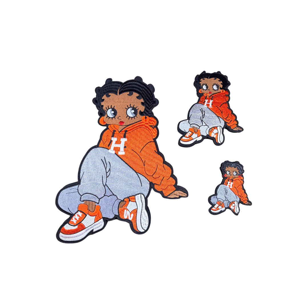 Herm**  Betty Urban Designer Inspired Patches