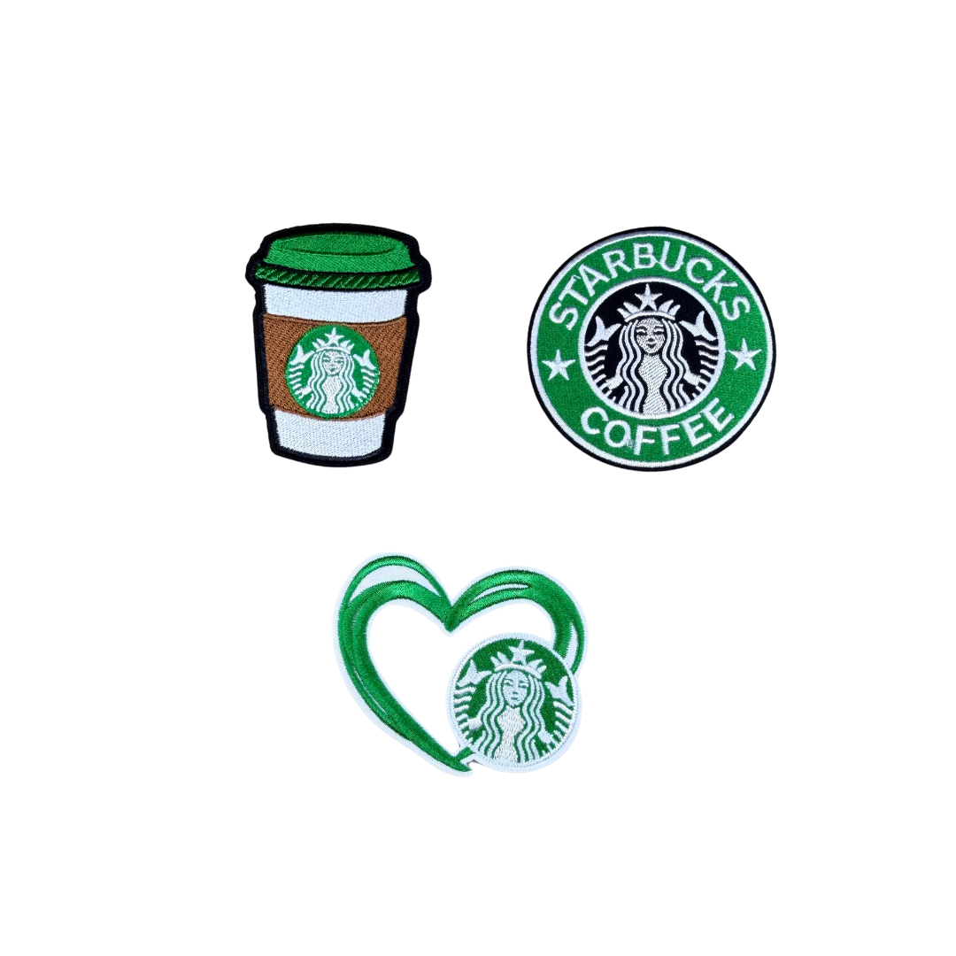 Starbucks Coffee  Inspired Small Patches
