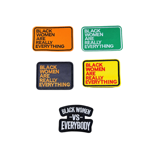 Black Women Quote Patches-1
