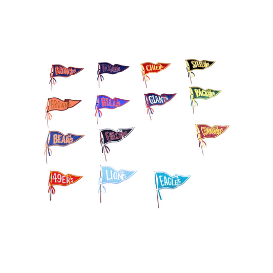 NFL Football Flag Team Filler Patches