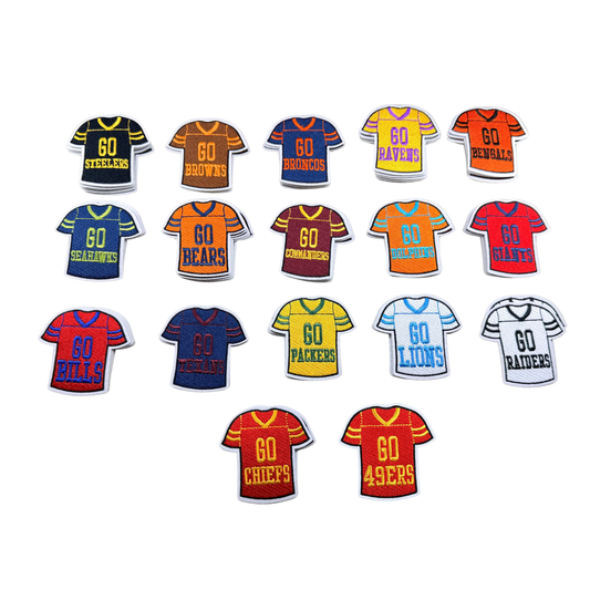 NFL Football Team Jersey Filler XSmall Patches