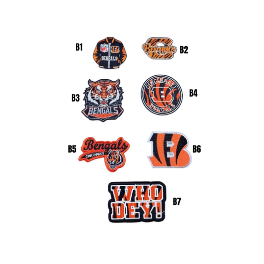 Cincinnati Bengals Football Small Patches