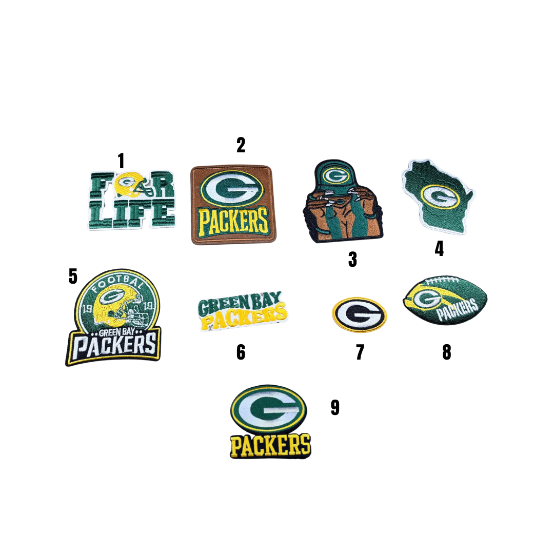 Green Bay Packers Football Small Patches