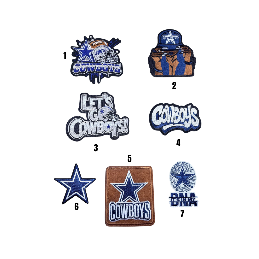 Cowboys NFL  Football Small Patches