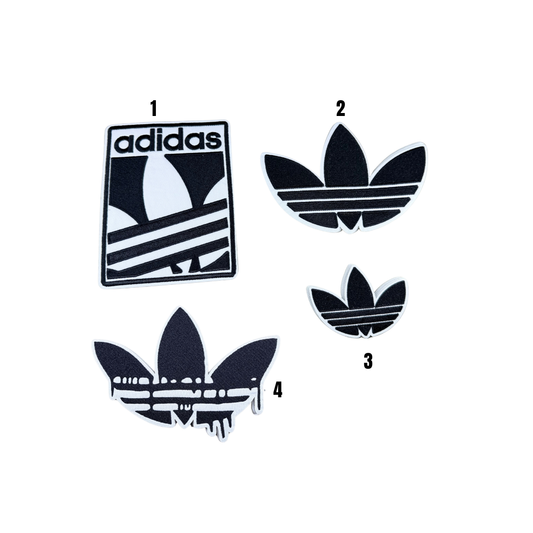 Adidas Inspired Black & White Patches
