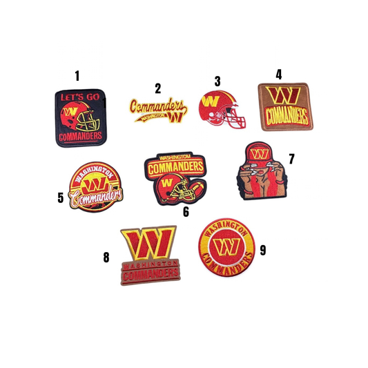 Washington Commanders Football Small Patches