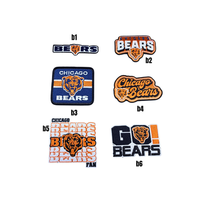 Chicago Bears NFL Football Small Patches -2