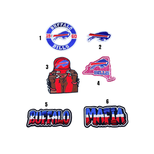 Buffalo Bills Football Small Patches
