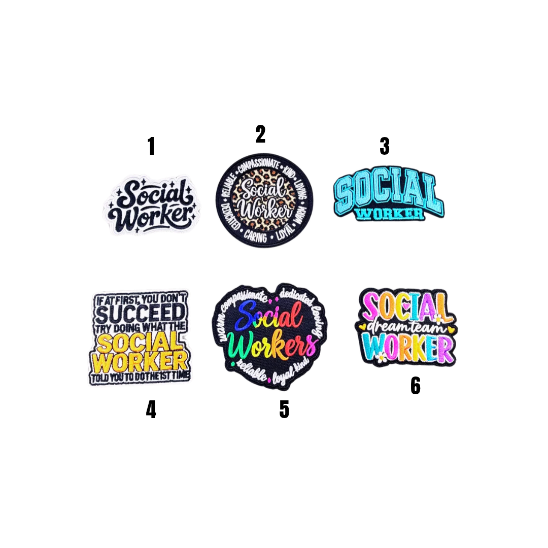 Social Worker Small Patches