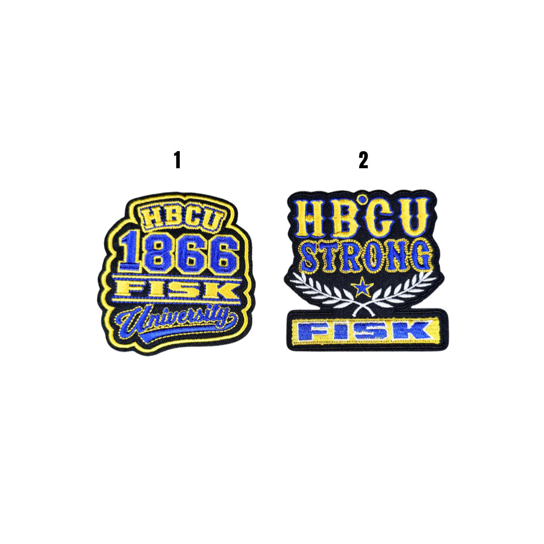 HBCU Fisk University College Patches