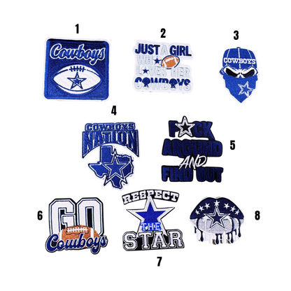 Cowboys NFL Football Small Patches -3
