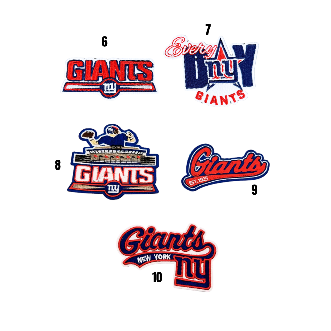 New York Giants Football Small Patches -2