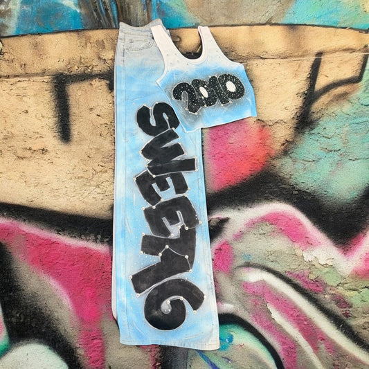 Custom Airbrush Jeans & Shorts | Hand Painted Denim | Personalized Airbrush Designs | Birthday, Graduation, Sorority & Streetwear Denim