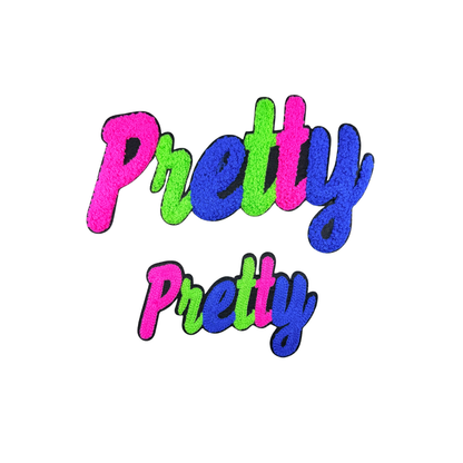 Pretty Chenille Patches (Multiple Colors)