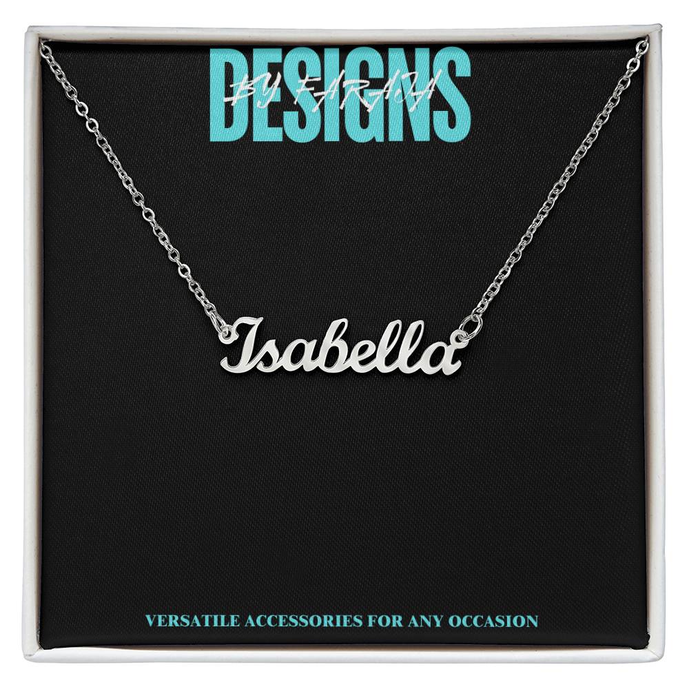 "Uniquely You: Custom Name Necklace"