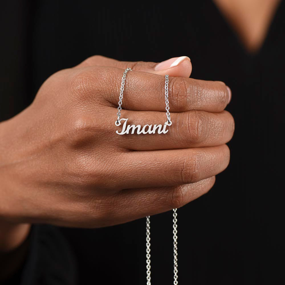 "Uniquely You: Custom Name Necklace"