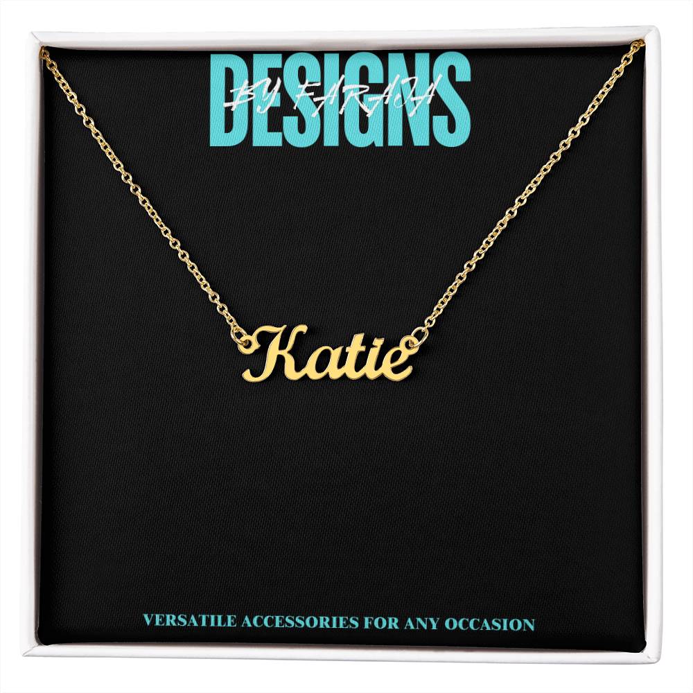 "Uniquely You: Custom Name Necklace"