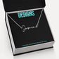 "Name Your Shine: Personalized Signature Necklace"