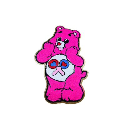 Purple Care B Chenille Large Patch