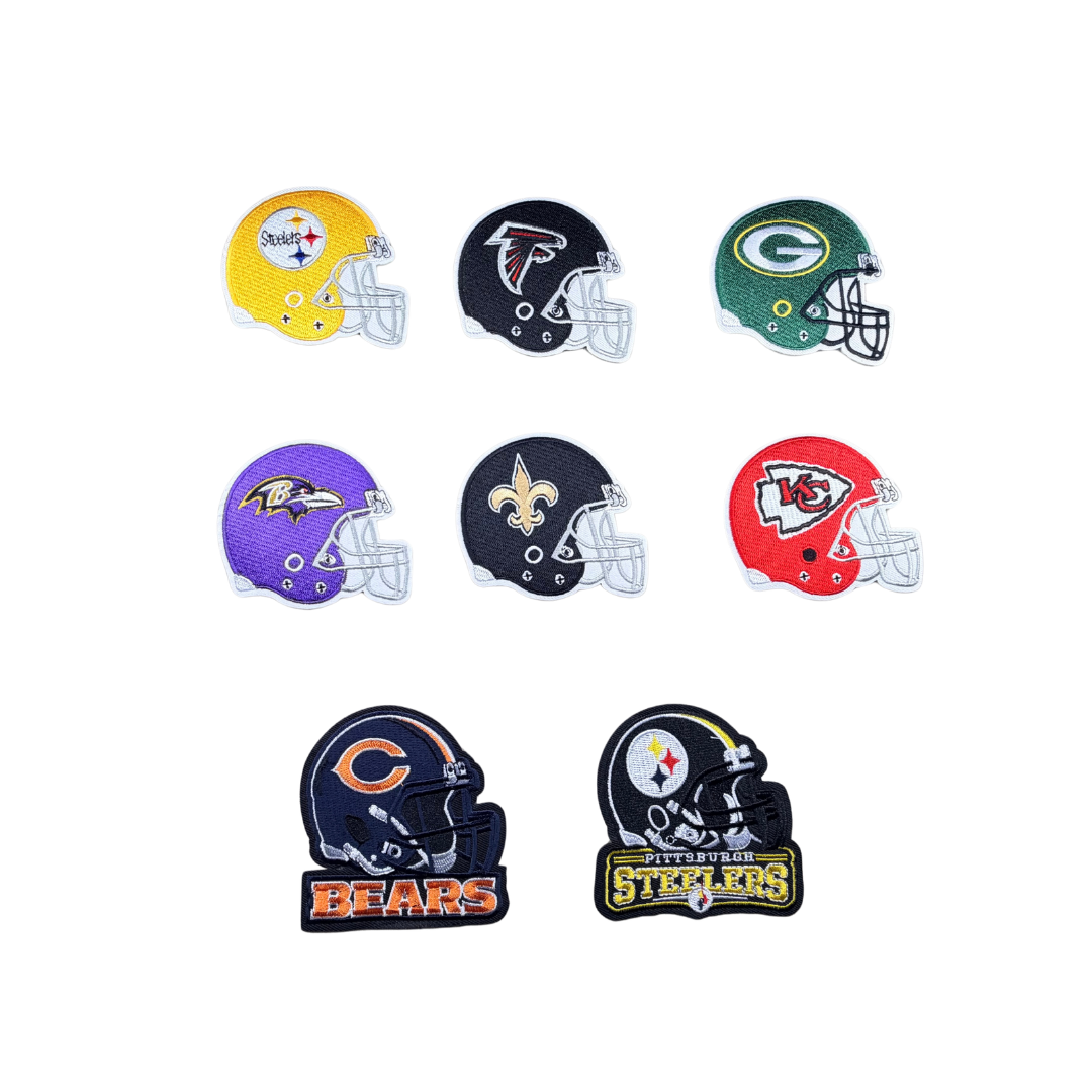 NFL Team Helmet Filler Patches