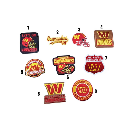 Washington Commanders Football Small Patches