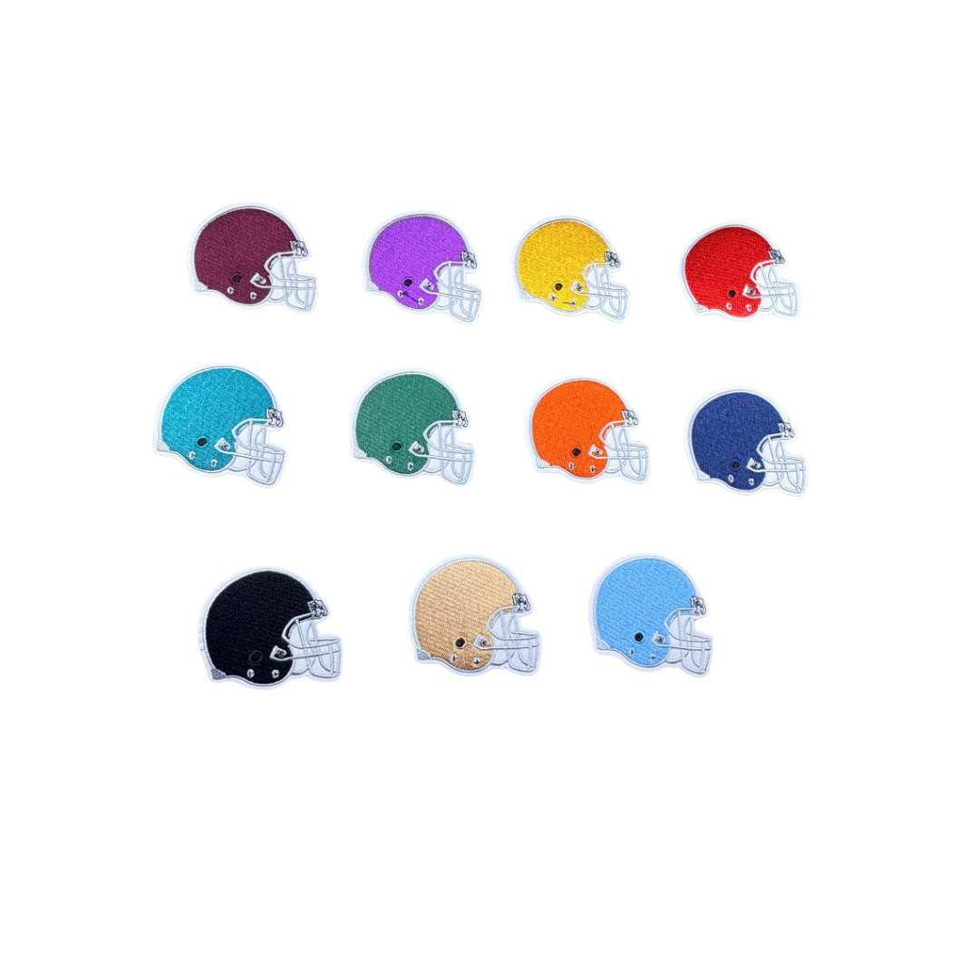 Football Solid Color Helmets - Filler Patches