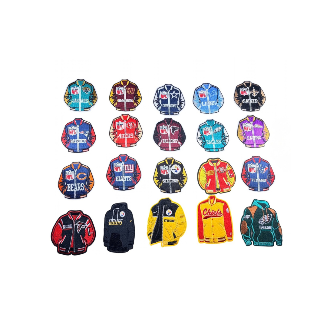 NFL Team Jacket Patches