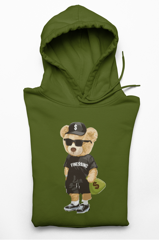 Fine$$ing Bear Hoodie