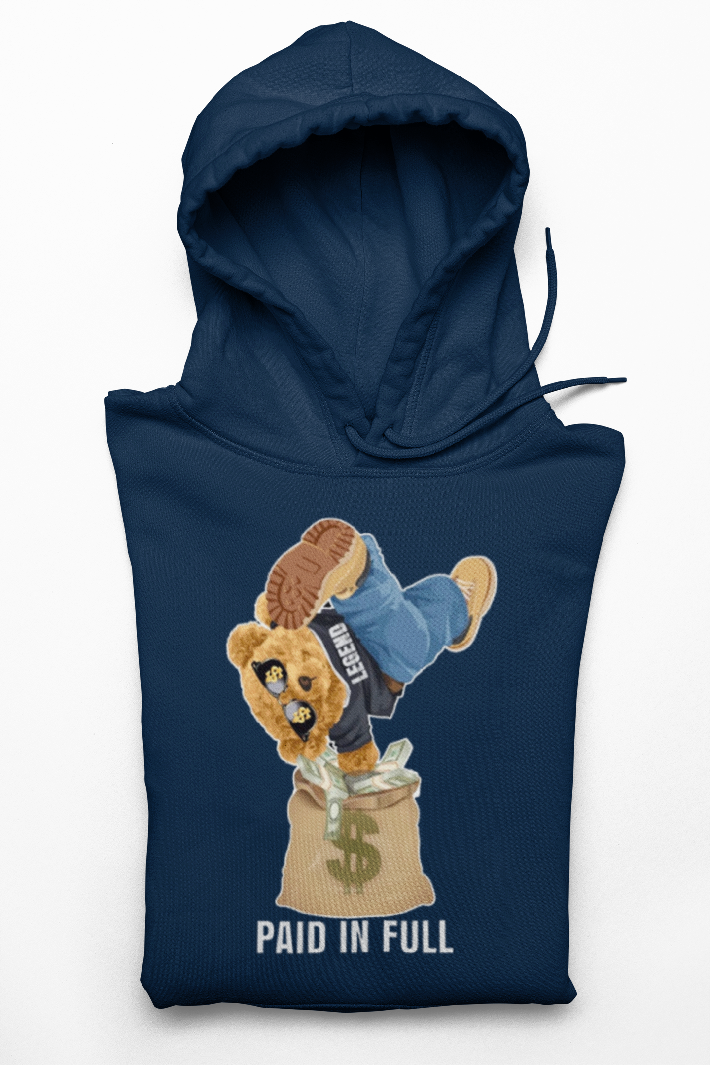 Paid In Full Bear Hoodie