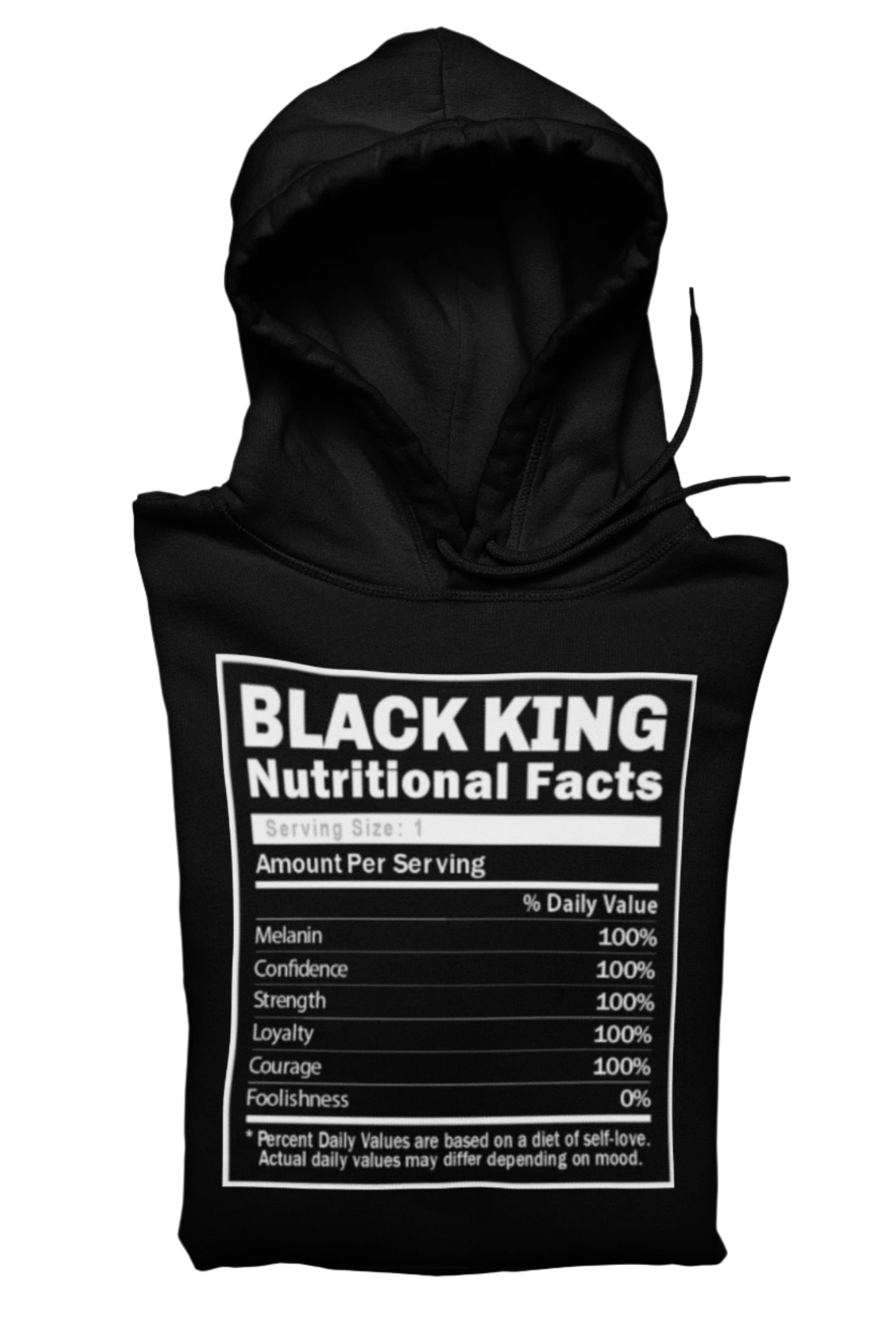 Black King Nutritional Hoodie