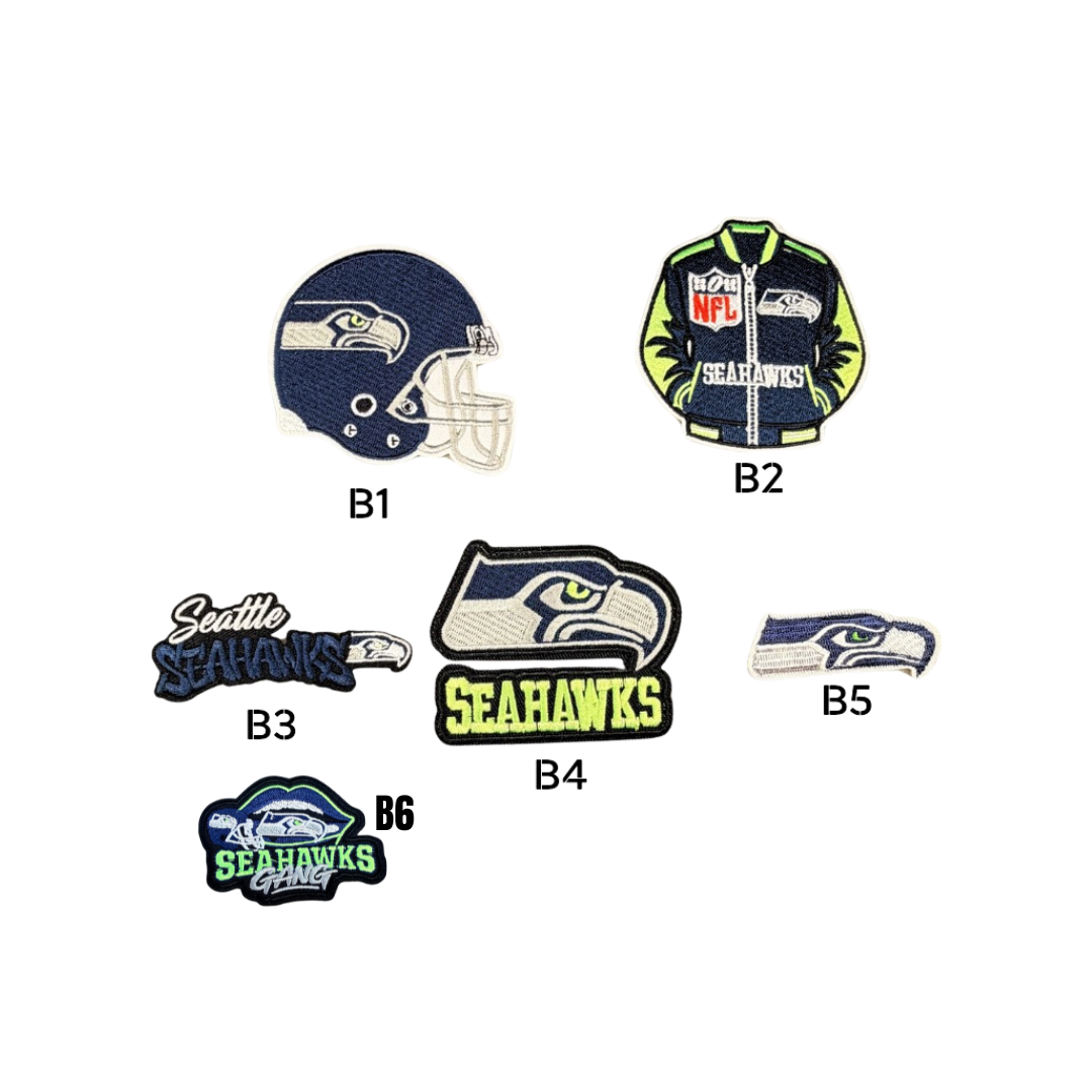 Seahawks Football Patches
