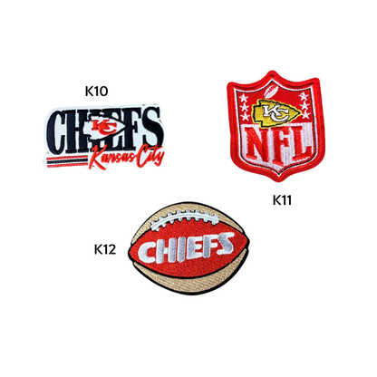 Kansas City Chiefs Football Small Patches