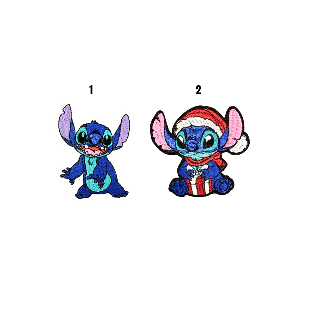 Stitch Inspired Cartoon Character Small Patches