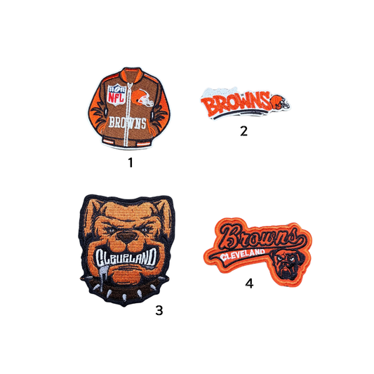 Cleveland Browns Football Small Patches