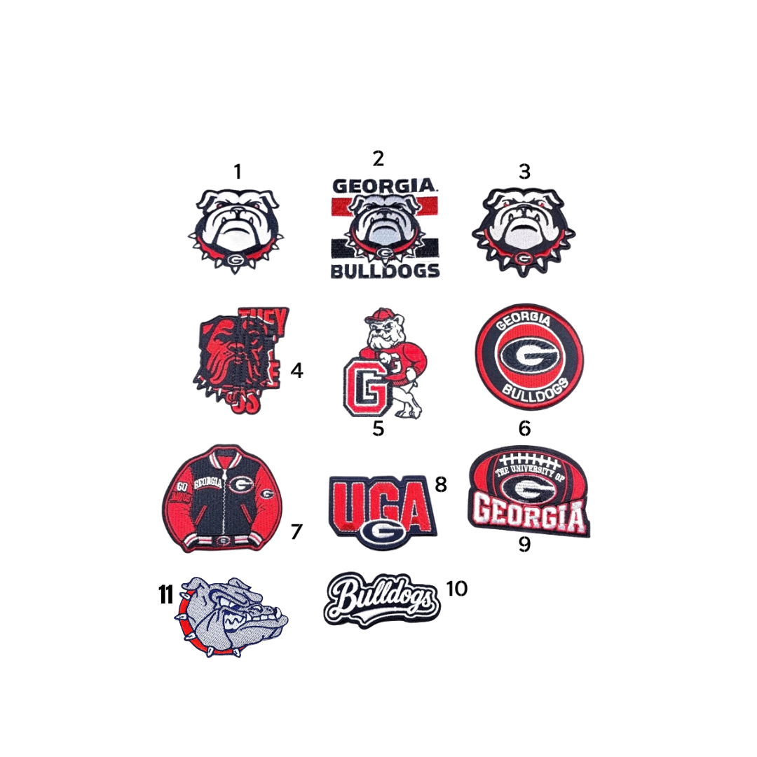 Georgia BullDogs College Small Patches