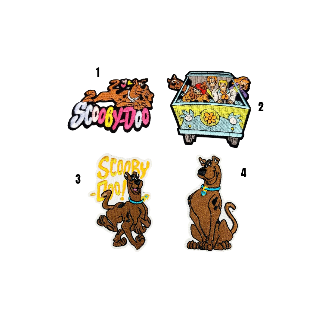 Scooby Doo Cartoon Character Small Patches