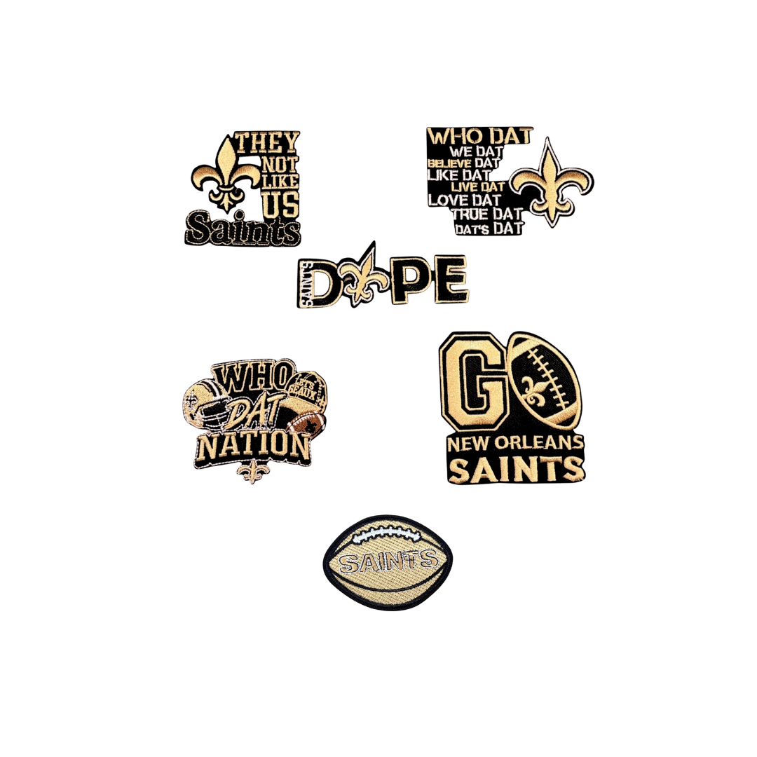 Saints Football Small Patches -2