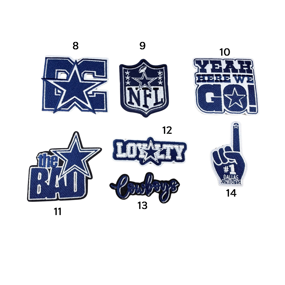 Cowboys NFL  Football Small Patches