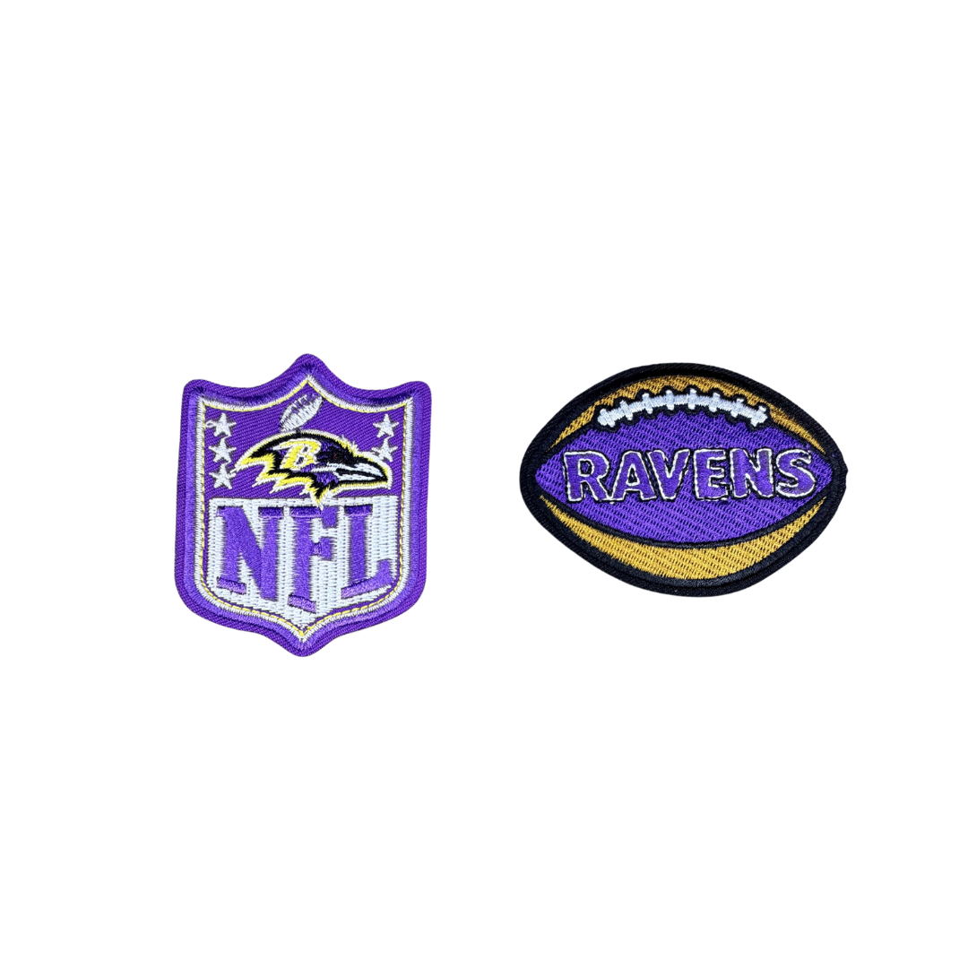 Baltimore Ravens Football Small Patches