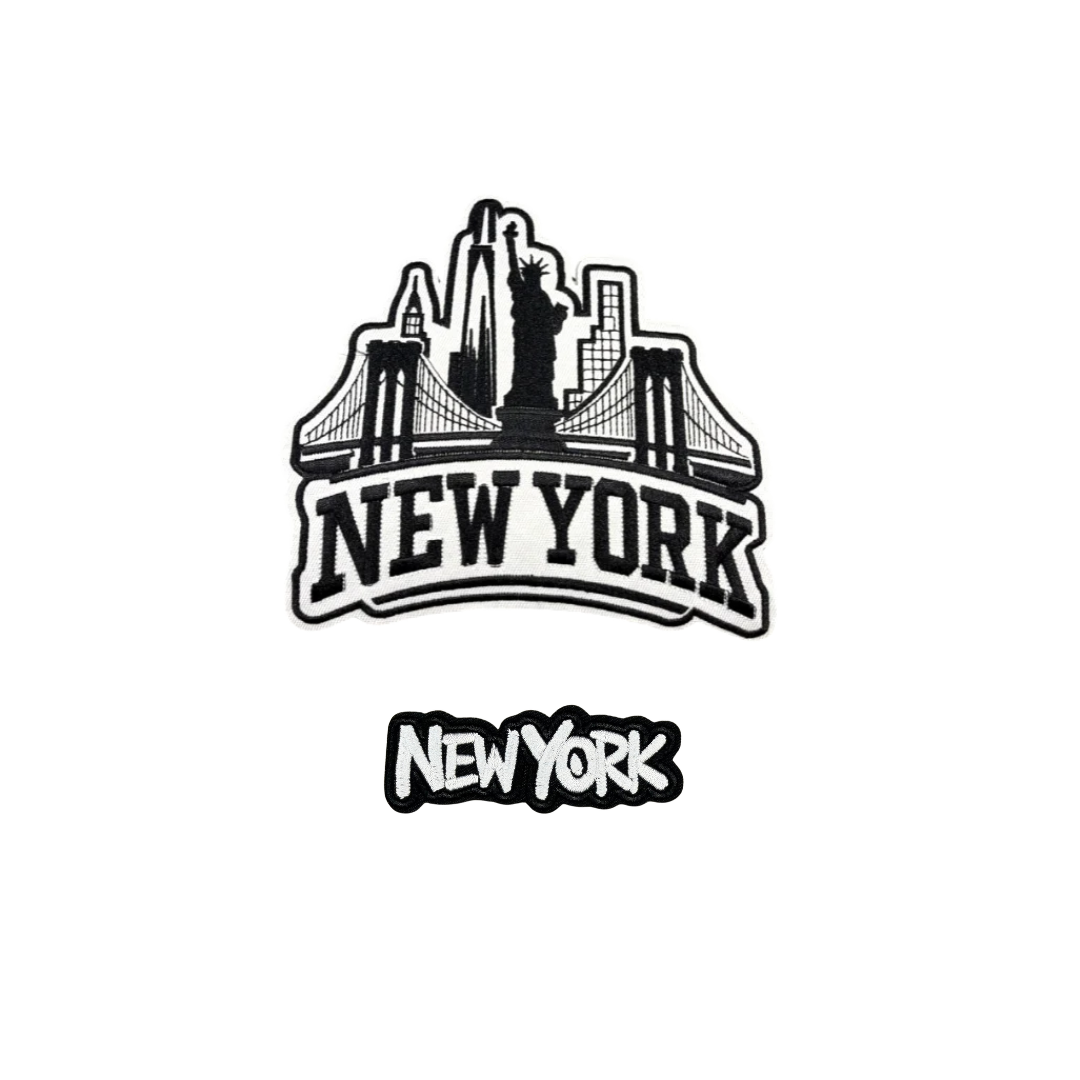 New York City Embroidered Patches