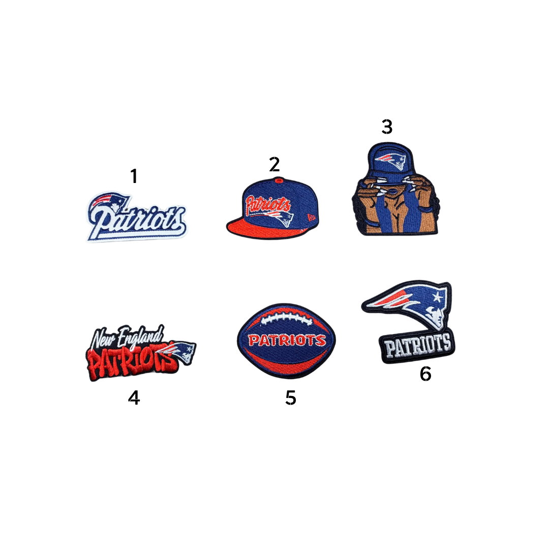 New England Patriots Small Patches