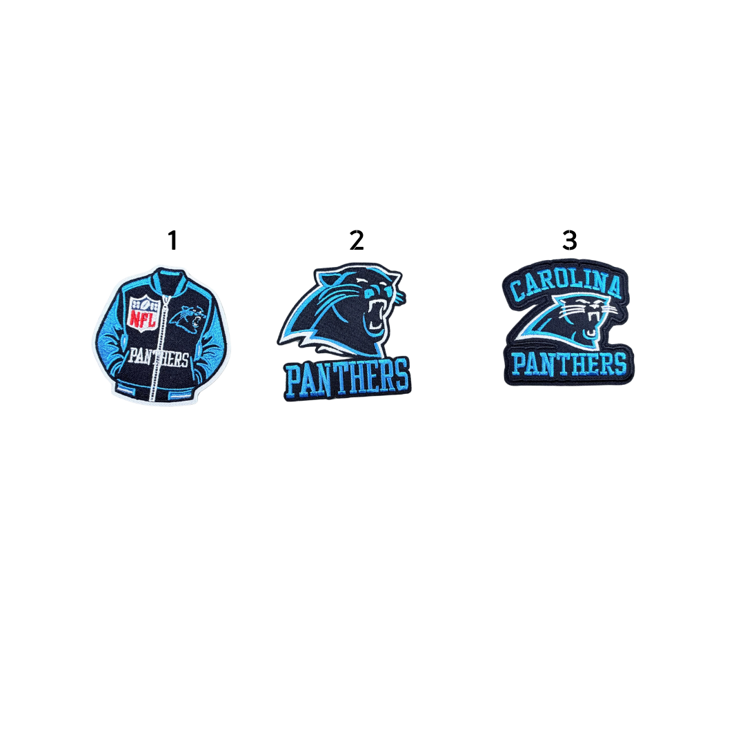 North Carolina Panthers NFL Small Football Patches